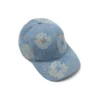 Casquette en Denim brut « Cotton Wreath » Mono, délavage clair