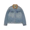 Veste en Denim « Flag » délavage clair