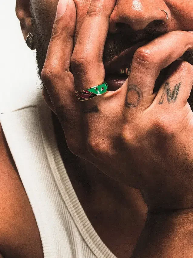 Bague drapeau