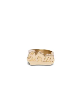 Bague « Mom » en or