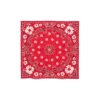 Bandana en coton à motif paisley « Cotton Wreath » rouge