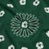 Bandana vert à motif paisley et Cotton Wreath