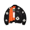 Blouson aviateur MA-1 « Cotton Wreath » noir