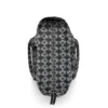 Cabas en denim jacquard « Wreaths », délavage foncé