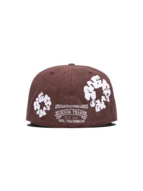 Casquette ajustée en toile « Cotton Wreath » New Era 59FIFTY, marron