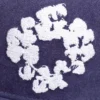Casquette ajustée en toile New Era 59FIFTY Cotton Wreath indigo