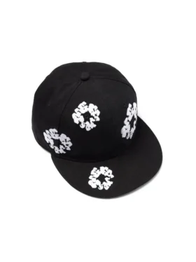 Casquette ajustée en toile New Era 59FIFTY Cotton Wreath – Noir