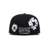 Casquette ajustée en toile New Era 59FIFTY Cotton Wreath – Noir