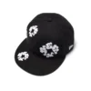 Casquette ajustée en toile New Era 59FIFTY Cotton Wreath – Noir