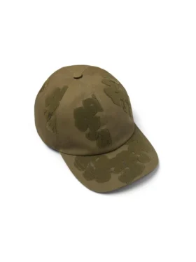 Casquette « Cotton Wreath » floquée, couleur beige