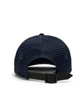 Casquette de camionneur DT à motif tampon, bleu marine
