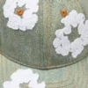 Casquette en Denim brut « Cotton Wreath » – Délavage « Dirty Wash »