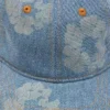 Casquette en Denim brut « Cotton Wreath » Mono, délavage clair