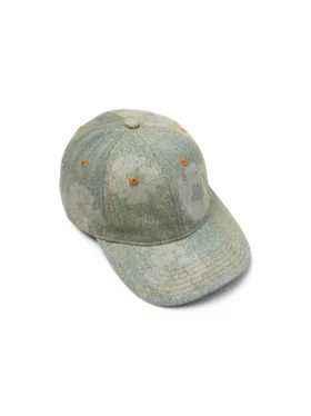 Casquette en Denim brut « Mono Cotton Wreath » – Délavage foncé