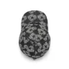 Casquette en Denim « Jacquard Wreath » noir délavé