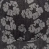 Casquette en Denim « Jacquard Wreath » noir délavé