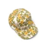 Casquette en toile à fleurs DT multicolore