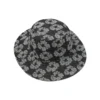 Chapeau bob « Jacquard Wreath » délavé noir