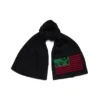 Écharpe drapeau panafricain « Wreath » noire