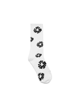 Chaussettes « Cotton Wreath » blanches