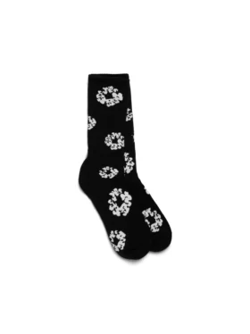 Chaussettes « Cotton Wreath » noires