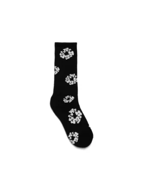 Chaussettes « Cotton Wreath » noires