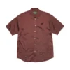 Chemise à manches courtes boutonnée DT Panther, rouge