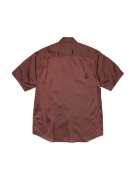 Chemise à manches courtes boutonnée DT Panther, rouge