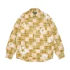 Chemise à manches longues boutonnée « Cotton Wreath » en madras