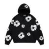 Cotton Wreath Hoodie noir