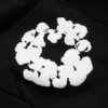 Cotton Wreath Hoodie noir