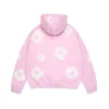 Cotton Wreath Hoodie rose poudré