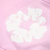 Cotton Wreath Hoodie rose poudré