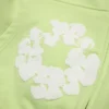 Cotton Wreath Hoodie zippé, couleur menthe