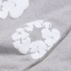 Cotton Wreath Hoodie zippé gris