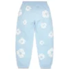 Cotton Wreath Sweatpant bleu poudré
