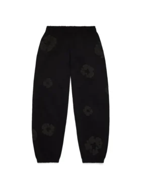 Cotton Wreath Sweatpant noir