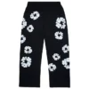 Cotton Wreath Sweatpant noir