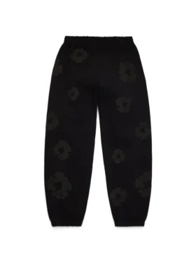 Cotton Wreath Sweatpant noir