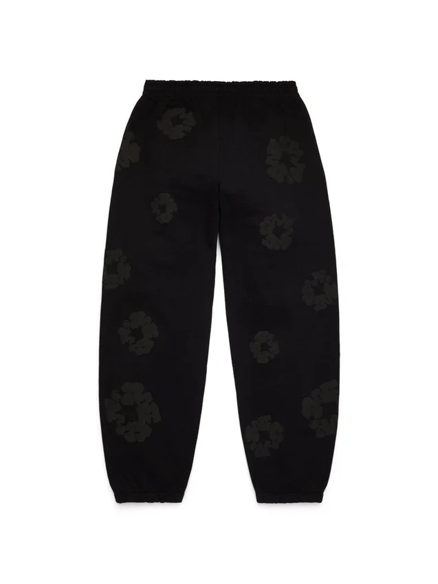 Cotton Wreath Sweatpant noir