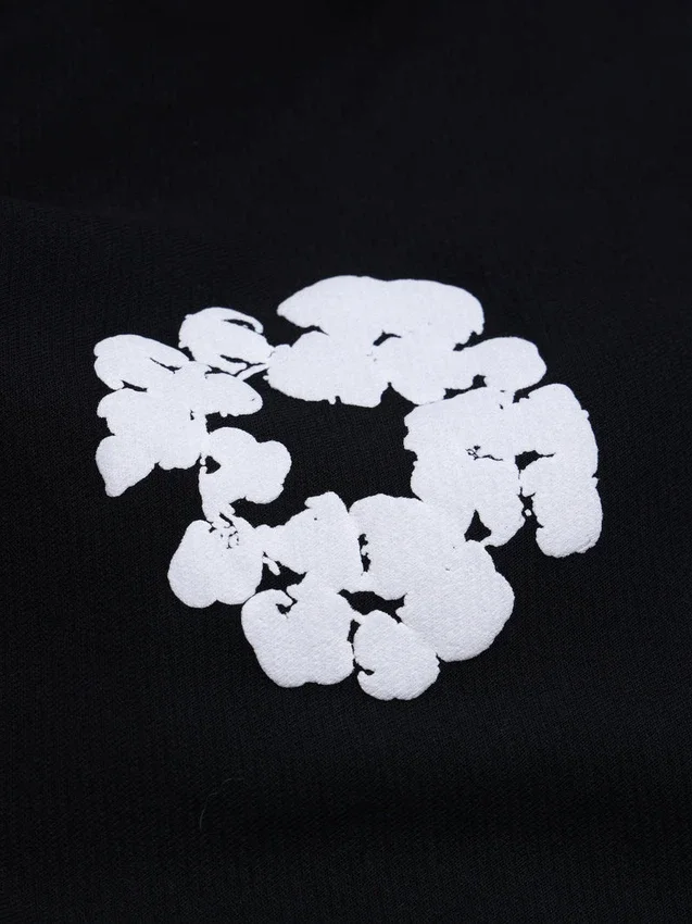 Cotton Wreath Sweatpant noir