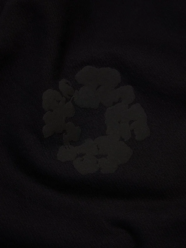 Cotton Wreath Sweatpant noir
