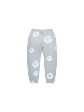 Cotton Wreath Sweatpant pour enfant, gris