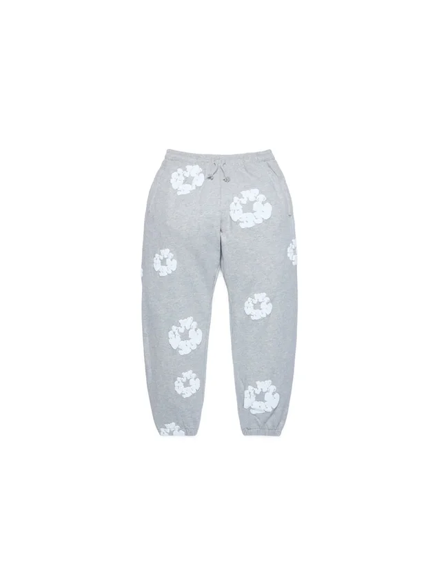 Cotton Wreath Sweatpant pour enfant, gris