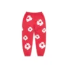 Cotton Wreath Sweatpant pour enfant, rouge
