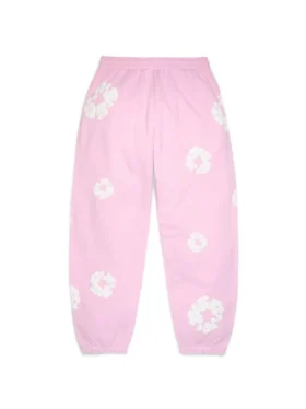 Cotton Wreath Sweatpant rose poudré