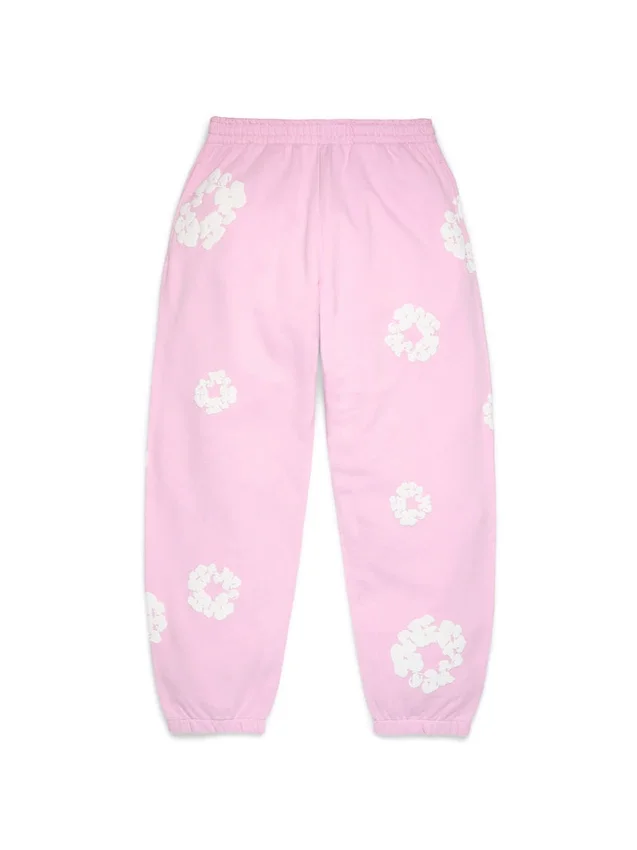 Cotton Wreath Sweatpant rose poudré