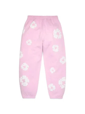 Cotton Wreath Sweatpant rose poudré