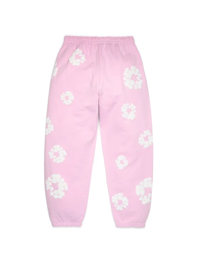 Cotton Wreath Sweatpant rose poudré