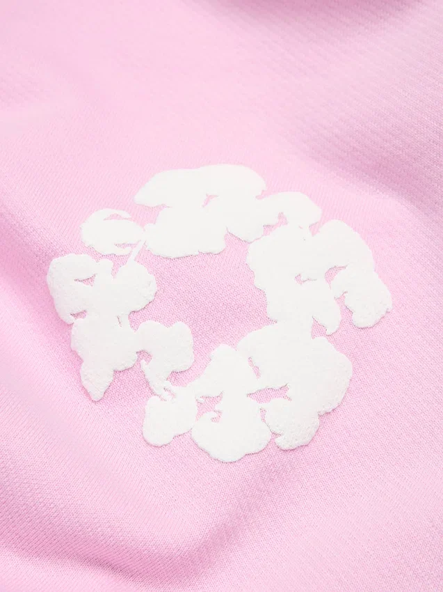 Cotton Wreath Sweatpant rose poudré